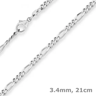 3-4mm-Armband-Figarokette-diamantiert-aus-585-Weißgold-21cm