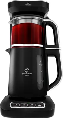 Obrázek produktu pro Karaca Caysever Robotea Pro 4 v 1 automatická konvice na čaj a filtrovaná káva, 2500 W, chromová barva