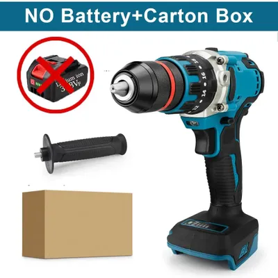 Image de Perceuse-visseuse à percussion sans balais - 18 V - 480 Nm - Mandrin de 13 mm - 4000 tr/min - Sans batterie ni chargeur