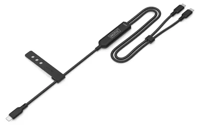 Immagine prodotto di DIGITUS 2-in-1 Ladekabel USB-C 140W, 1,8m