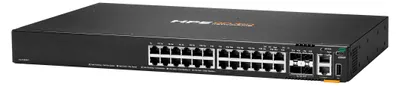 Obrázek produktu pro HPE Aruba Networking CX 6200F 24G 4SFP+ Switch, Řízený, L3, Gigabit Ethernet (10/100/1000), Instalace do racku, 1U