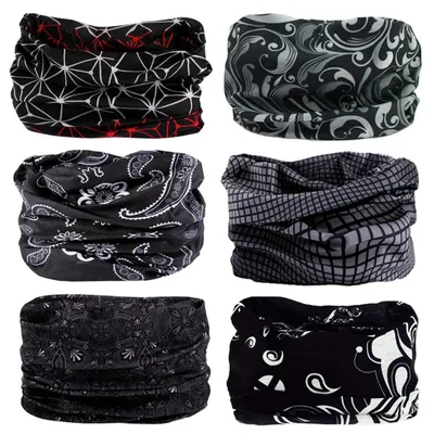 Immagine prodotto di Omgoods - Set di 6 bandane multifunzionali senza cuciture