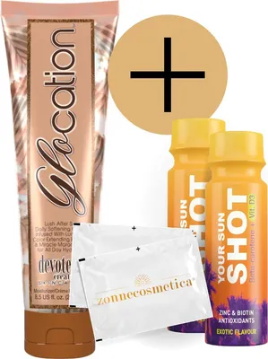 Produktbild von Devoted Creations - Glocation + 2 Your Sun Shots + 2 Erfrischende tücher