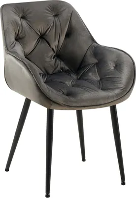 Produktbild von Stuhl HLO-CP88 Samt  anthrazit