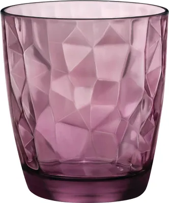 Immagine prodotto di Bormiolio Rocco Gläser Set Diamond 6St. (Farbe Rock, purple, Trinkgläser 305 ml)