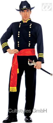Produktbild von Kostüm Nordstaaten General Soldat Uniform Generalskostüm Unabhängigkeit XL - 54/56