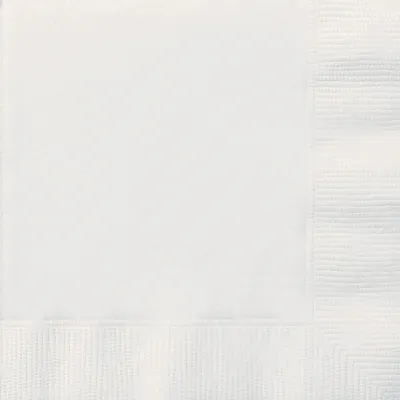 Produktbild von Weiße Papierservietten 33x33 cm, 20 Stück, 2-lagig