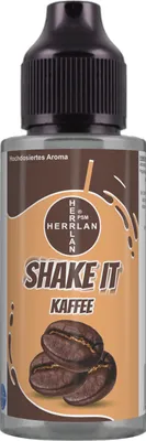 Produktbild von SHAKE IT Kaffee-Aroma, hochdosiertes Lebensmittelaroma in der praktischen Schüttelflasche I HERRLAN - Qualität