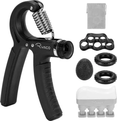 Produktbild von Famanu Handtrainingsgerät mit Fingertrainern - Ergonomisches Design