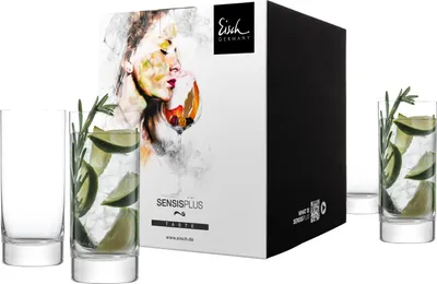 Zdjęcie produktu dla Eisch advantage zestaw 2 sztuk 4 szklanek longdrink 500/13 w pudełku SUPERIOR SENSISPLUS 25006130 i prezent + darowizna