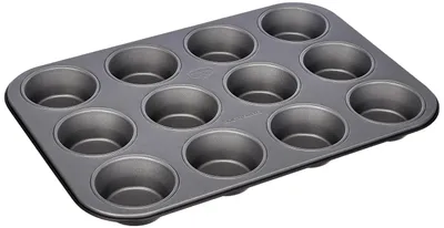 Muffin-Backform für 12 Muffins, antihaftbeschichtet, Ø 5,5 cm