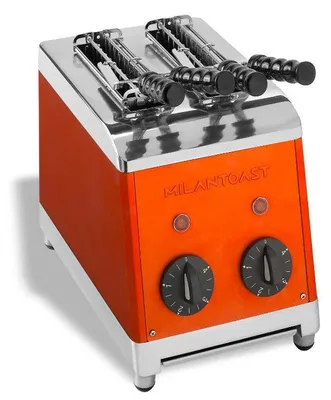 Produktbild von Milantoast Sandwichtoaster mit Zangen orange