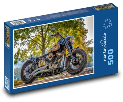 Obrázok produktu pre Puzzle 500 Klasická americká motorka - martinpuzzle