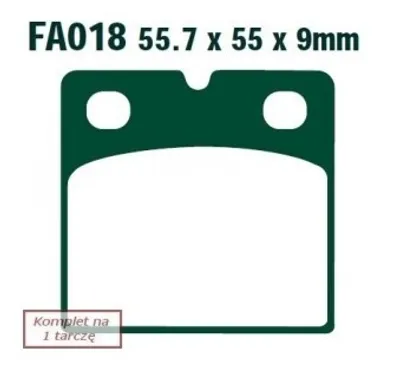 Produktbild von EBC Brakes FA018 Bremsbeläge Satz Bremsklötze für MZ MOTORCYCLES SAXON für BMW MOTORCYCLES R 65