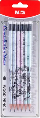 Immagine prodotto di Set di 6 matite HB Manga Anime M&G in blister