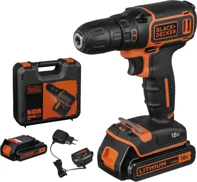 Produktbild von Black & Decker BDCDC18KB-QW Akku-Bohrschrauber