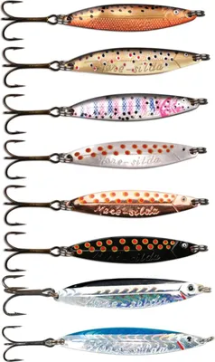 Produktbild von Blue Fox Moresilda 6cm 10g Trout Series Spoon - Meerforellenblinker, Farbe:Black Red Flake