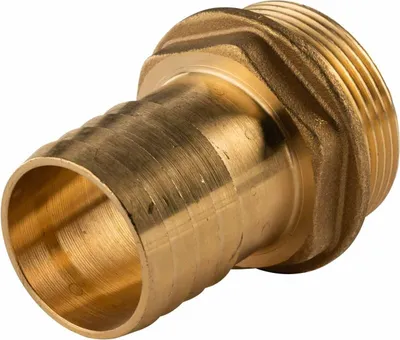 Produktbild von Messing Gewinde-Fitting Schlauchanschluss 1 1/2' AG (DN 40) Länge 40 mm - schwere Ausführung