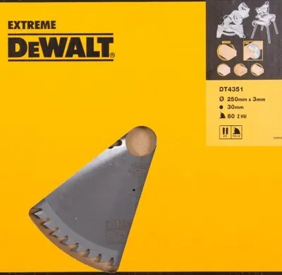 Immagine prodotto di Dewalt Lama Da Sega 250X30Mmx60Z