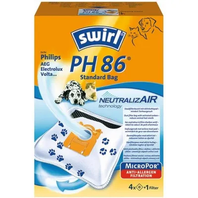 Produktbild von swirl PH 86 NeutralizAir - Staubsaugerbeutel - weiß