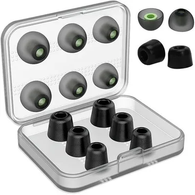 Produktbild von Komfortable In-Ear Oordopjes mit Traagschuim und Silicon, verschiedene Größen, geeignet für Sport und Alltag.