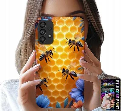Produktbild von Gehäuse Für Samsung Galaxy A23 5G - Bienenstock Wabe Zurück Fall