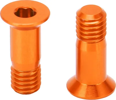 Produktbild von 2 Stück Fahrradschraube, Aluminiumlegierung, Schaltwerk, Kettenrad, Befestigung, Modifikationszubehör, Orange
