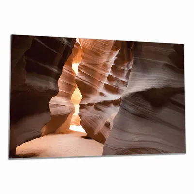 Produktbild von Wallario Herdabdeckplatte aus Glas, Größe 90 x 52 cm 1-teilig, Motiv Antelope Canyon Arizona  USA
