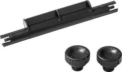Produktbild von Rösle Rösle Welle und 2 Rädchen Kunststoff für V-Hobel (95008, 95095) 960099 960099 4004293960993