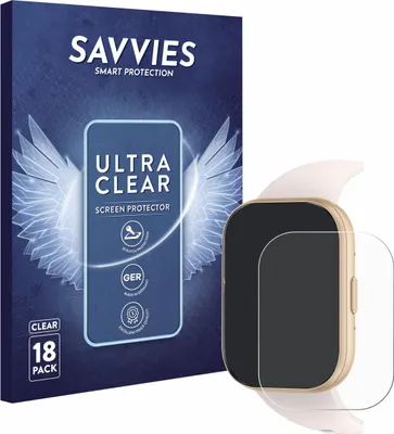 Produktbild von 18x Für Miecgth IW06 1.75" Schutzfolie Savvies Displayschutz Display Schutz Folie Klar Transparent