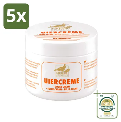 Productafbeelding van 5 x Goldline Eutercreme - Intensief hydraterende huidverzorging - 250 ml - Voordeelverpakking - 5 stuks