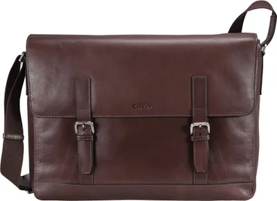 Produktbild von Esquire Vienna Bags Messenger mit Laptopfach 40 cm Farbe: mocca (braun)