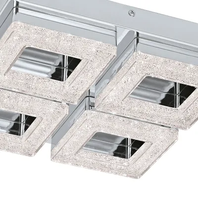 Produktbild von EGLO Fradelo, 3000 K, 400 lm, IP20, Chrom, Transparent