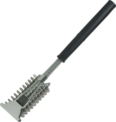 Immagine prodotto di Spazzola di pulizia Krumble per griglia o portaforno - Spazzola per griglia - Accessori per griglia - Spazzola di pulizia - Acciaio - Grigio con nero