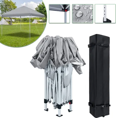 Produktbild von ACXIN Pawilon 3x3 wodoodporny stabilny - płaski pawilon namiot imprezowy namiot ogrodowy ochrona UV do ogrodu, wesela, imprezy, pikniku, srebrnoszary