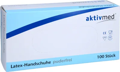 Produktbild von Latex-Handschuhe Einmal puderfrei M 100 St