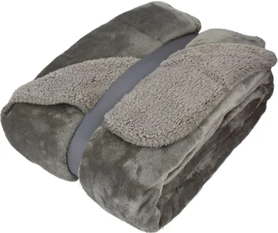 Produktbild von Kuscheldecke mit Flanell und Sherpa 150x200cm Kuscheldecke in 9 Farben