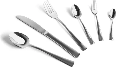 Produktbild von 30 tlg. Besteck Set für 6 Personen aus rostfreiem Edelstahl Modell VELA