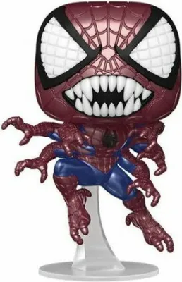 Image de Spider-Man Funko POP ! figurine à collectionner en PVC - Doppelganger Spider-Man Metallic Version (961)
