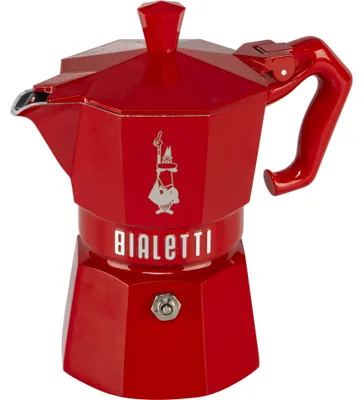 Image de Bialetti MOKA EXCLUSIVE 3 tasses rouge