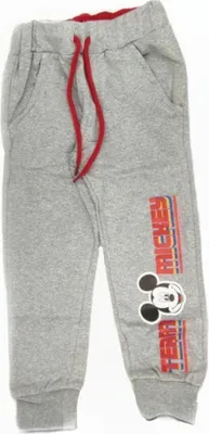 Produktbild von Mickey und seine Freunde Hosen mit bunter Mickey Aufschrift grau 122
