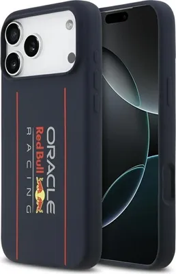 Produktbild von Etui Red Bull Silicone Oversize Vertical Logo Magsafe Do Iphone 17 Pro Max Granatowy