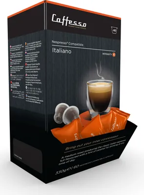 Produktbild von Caffesso Italiano 60ks - 100% kompatibilné kapsuly do kávovarov Nespresso, DeLonghi a Krups