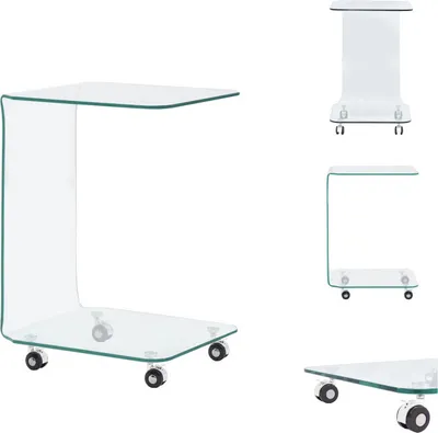 Produktbild von vidaXL Couchtisch 45x40x63 cm Hartglas - Couchtische