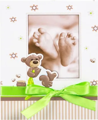 Immagine prodotto di Goldbuch Leporello orso del miele 10 foto 13x18 cm con fiocco verde 15,5x19 cm