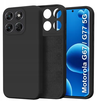 Obrázok produktu pre Puzdro pre Motorola Moto G67 5G | G77 5G – elastické silikónové puzdro + sklo 9H