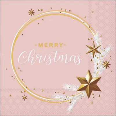 Produktbild von Weihnachten - Cocktail Servietten 25 x 25 cm – 3-lagig – 15
