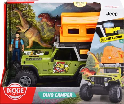 Zdjęcie produktu dla Zestaw do zabawy Dickie Dino Camper, 4 szt.