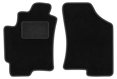 Obrázek produktu pro Přední velurové autokoberce na míru pro Hyundai Elantra III (2000-2006, sedan) černé, sada 2 ks, s úchyty