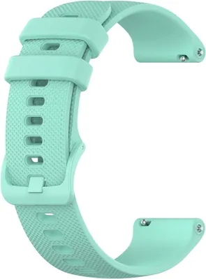 Immagine prodotto di Bracciale in silicone – compatibile con Garmin Venu / Venu 2 Plus / Venu SQ / SQ 2 / Vivomove (HR - Style - Luxury - Sport) / Vivoactive 3 / 5 / 6 / Forerunner 55 / 165 / 245 / 645 / 570 – 42 mm – Verde menta